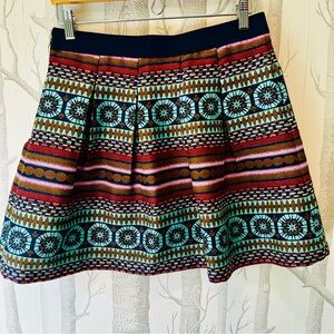Anthropologie Nomad Morgan Carper Skirt size 8